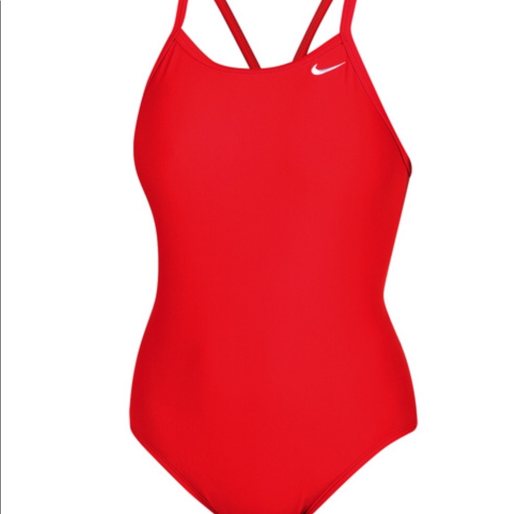 Nike Racerback One Piece Swimsuit Red❤️🔥